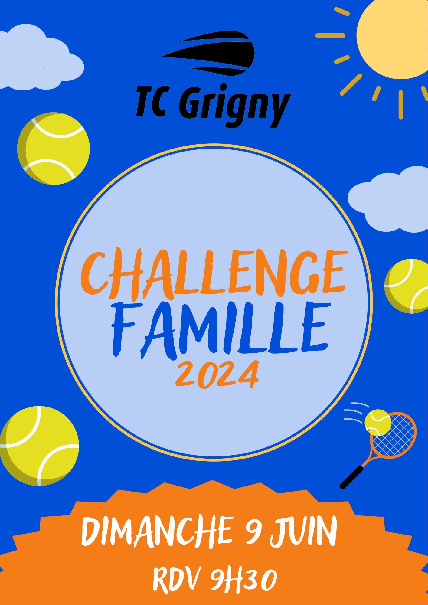 Image de l'animation - Challenge Famille - Tennis Club de Grigny